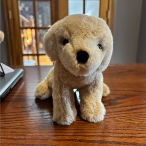 Plush Lab Puppy Stuffed Animal - Soft Tan Fur